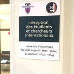 prefecture paris cite u panneau directionnel intérieur