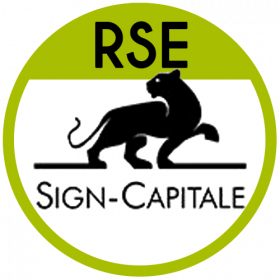 logo responsabilité sociétale des entreprises sign capitale