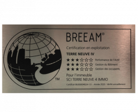 Signalétique de certifications breeam