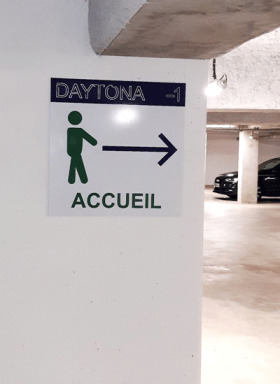 signalétique de parking